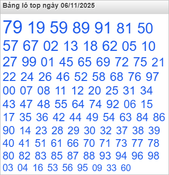 Lô top Rồng Bạch Kim được nhiều người chọn
