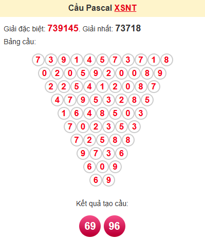 Cầu pascale XSNT 3/1/2025