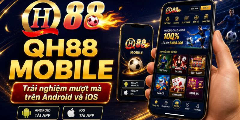 Truy cập QH88.mobile gọn trên Android và iPhone